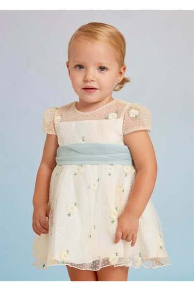 MAYORAL فستان صيفي للفتيات الصغيرات من أبيل ولولا 5008