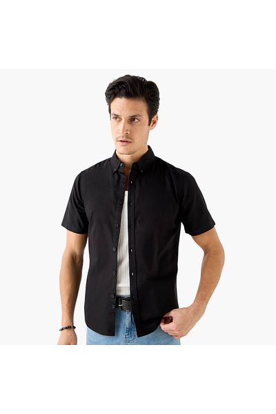 FAV Regular Fit Shirt with Short Sleeves