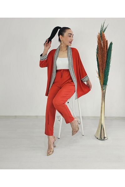 Altı Üstü Butik Set kimono brodat strâns