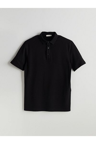 LC Waikiki Ανδρικό μπλουζάκι Natuvera Modal Mixed Polo Neck Basic