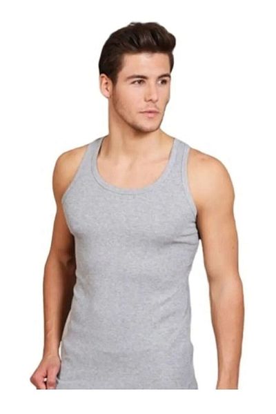 Berrak Men's Gray Undershirt 6 Pack 1017 Abani Classic