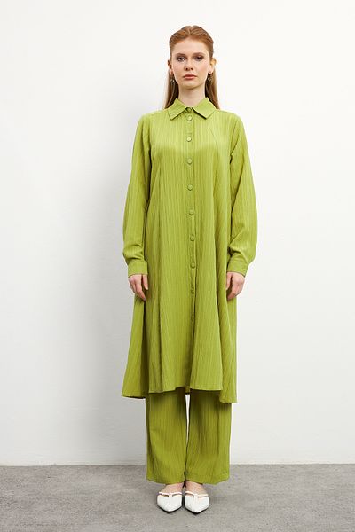 VAVİNOR Σετ Oil Green Elina Tunik & Pantalon