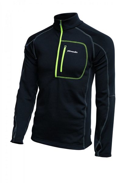 PINGUIN Ανδρικό μαύρο Power Men Half Zip Jacket