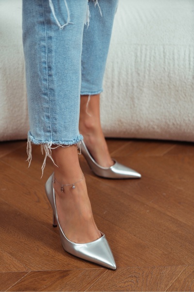 NİŞANTAŞI SHOES Stiletto de damă Vanessa din piele lacuată cu vârf ascuțit