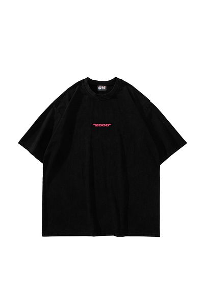 Sekizbiraltı Μπλουζάκι Asperitas Back Printed Μαύρο Oversize Unisex