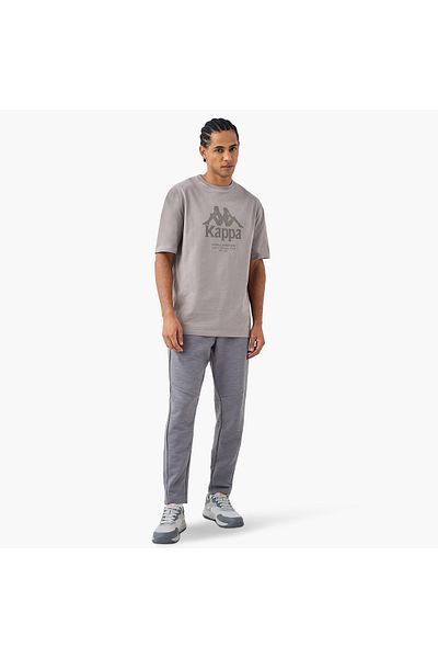 Kappa Embroidered Joggers with Drawstring Closure and Pockets