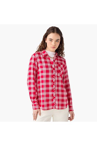Lee Cooper Lee Cooper Regular Fit Checked Collared Shirt with Long Sleeves