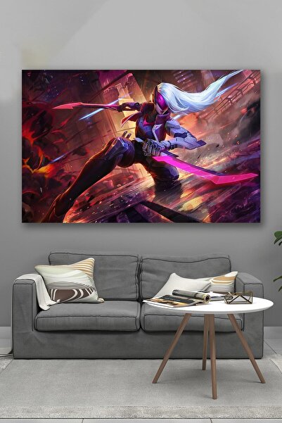 Hediyeler Kapında 50x70 Katarina Lol Kanvas Tablo