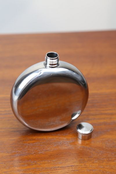 imsaconcept Stainless Steel Round 5 oz Single Flask