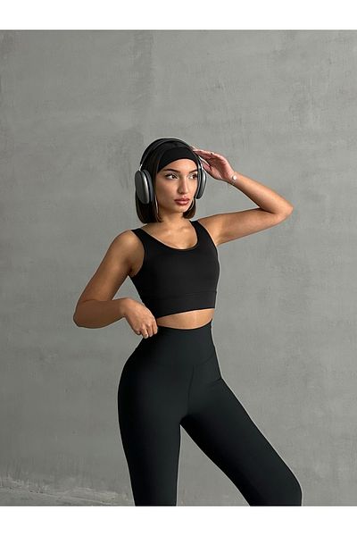 Miss Prova Backed Back Detailed Sports Bra
