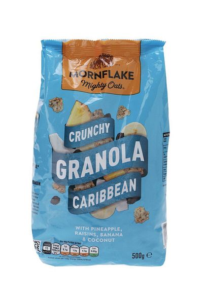 Mornflake Morn Flake Crunchy Granola Caribbean Bag 500g
