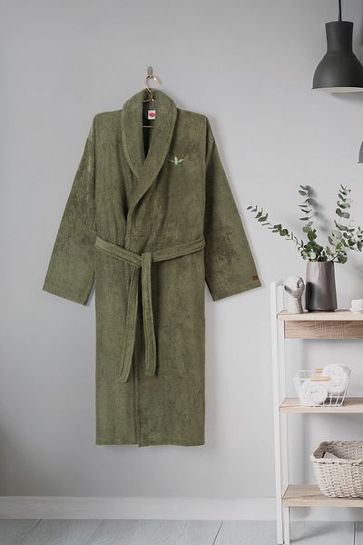 Cotton Box Μπουρνούζι Forest Green Wellness S/M