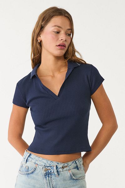 Stradivarius Basic polo T-shirt