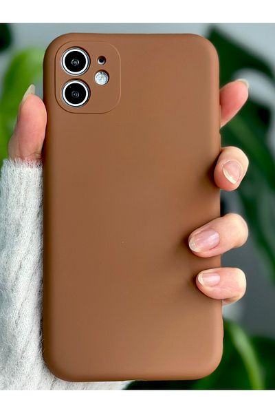 Go Aksesuar حافظة حماية من السيليكون المرن الملون متوافقة مع هاتف Iphone 11