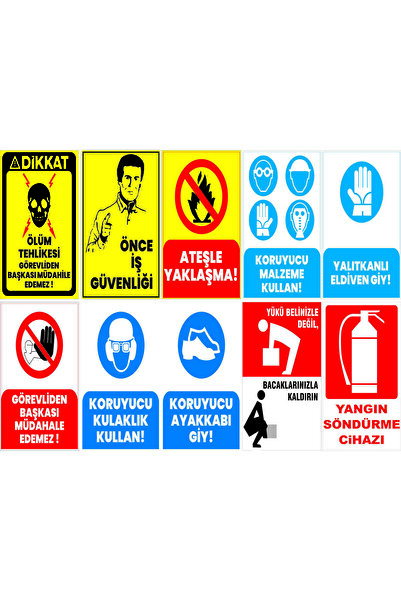 Royal A4 Ve Küçük Isg Tabelası Aleminyum Levha