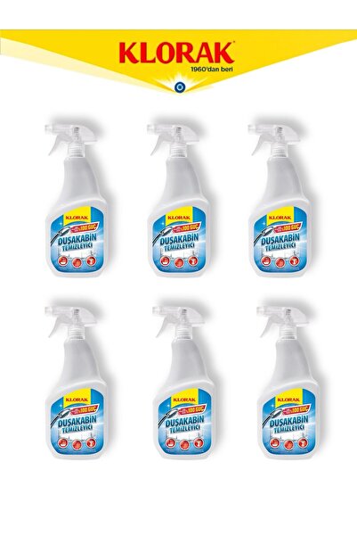 Klorak DUŞAKABİN TEMİZLEYİCİ 750 ML 6 ADET
