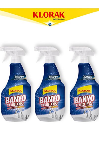 Klorak BANYO TEMİZLEYİCİ 750 ML 3 ADET