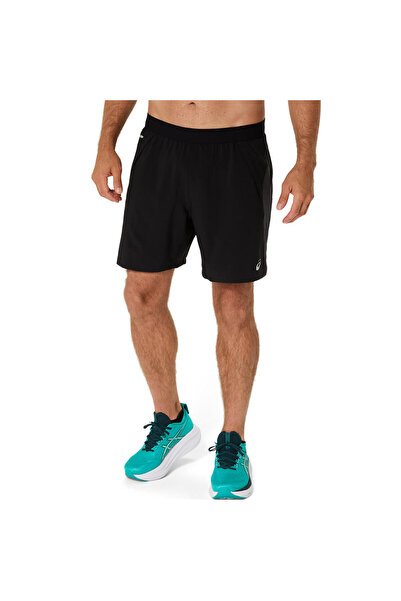 Asics ROAD 7IN SHORT Erkek Siyah Gri Şort 2011D248-001
