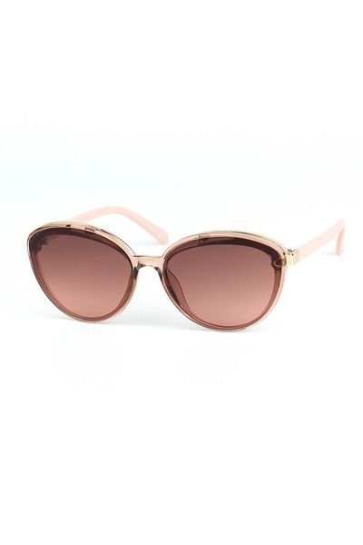 Di Caprio Women's Powder Uv400 Protected Geometric Model Sunglasses