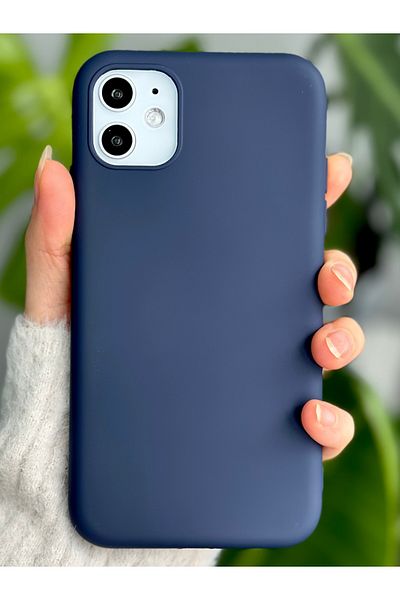 Go Aksesuar حافظة إطلاق من السيليكون السائل المخملية المقاومة للبقع المتوافقة مع هاتف Iphone 11