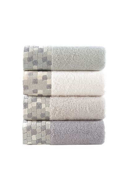 Dantela KOD-8071 - 50x90 Cotton Towel Set of 4 (Mix)
