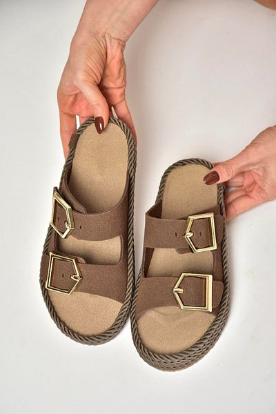 Fox Shoes U 596030202   Braune Wildleder-Damenhausschuhe
