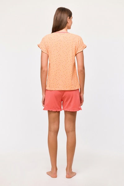 Woody New Women's Pajamas - Orange Motives 913 Model