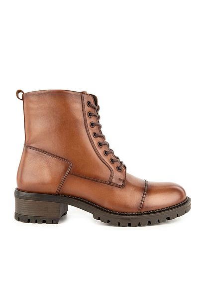 Muya Alpina 6 Point Anatomical Sole Heel Spur Genuine Leather Women's Boots