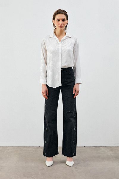 RB CLUB Cămașă de damă cu model jacquard