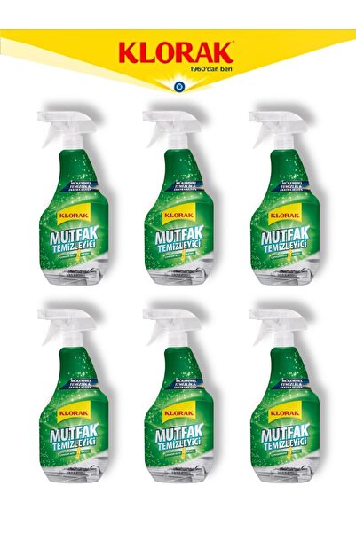 Klorak MUTFAK TEMİZLEYİCİ 750 ML 6 ADET