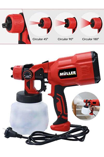 Pro Müller Alman 2000 W Duvar Panel,Beton Ahşap Vb Elektrikli Sprey Boya Püskürtme Tabancası Profesyonel