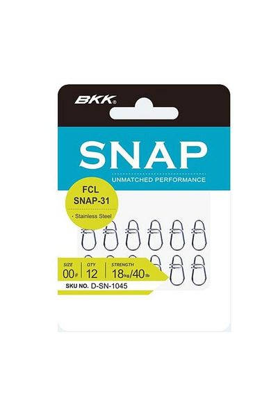 BKK Fcl-Snap-31 Fishing Rod Clip (No. 0)