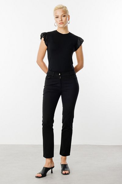 Ekol Five Pocket Skinny Leg Canvas Trousers