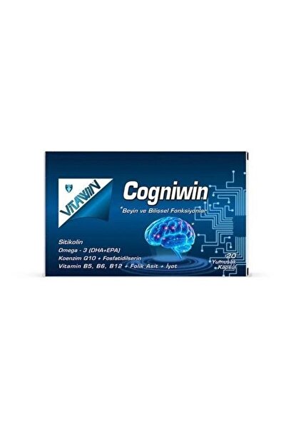 Vivatinell Vitawin Cogniwin Sitikolin DHA 20 Yumuşak Kapsül