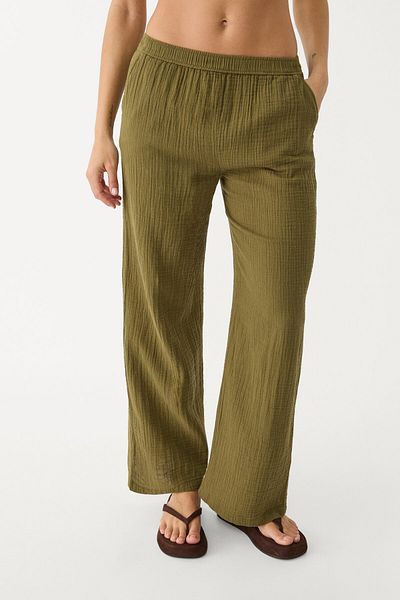 Stradivarius Flowing trousers with an elastic waistband