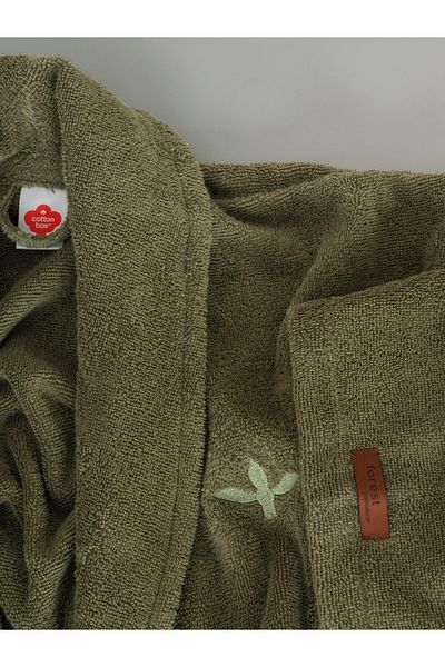Cotton Box Μπουρνούζι Forest Green Wellness S/M
