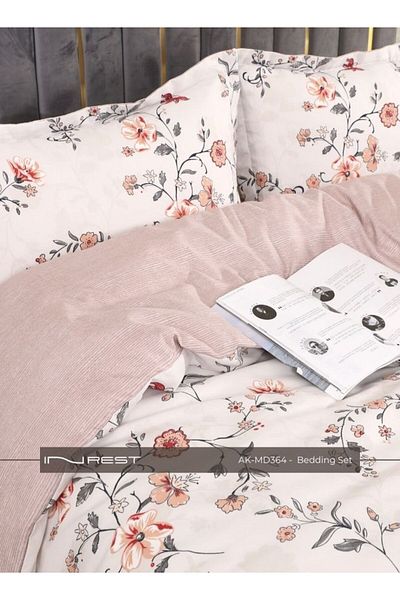 INREST طقم غطاء لحاف كاريبو (بدون حشو) ألياف دقيقة 100% مقاس كينج 230×250 سم - 3 قطع