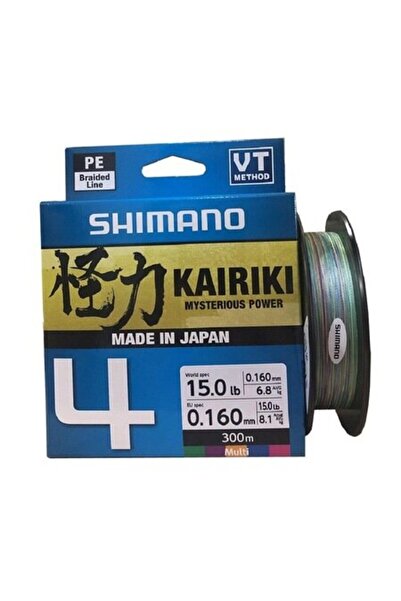 Shimano Kairiki 4 Kat Multi Color 150 Mt. Ip Misina