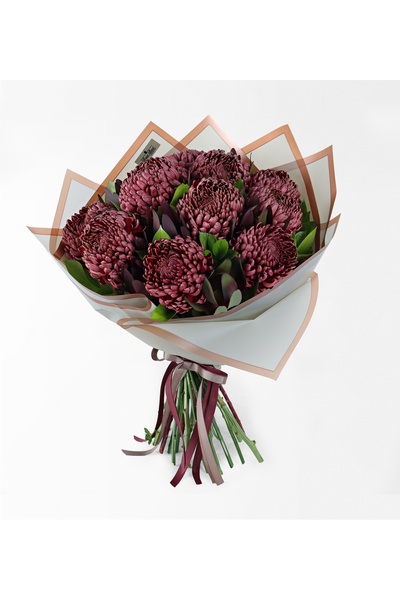 Rosebox Burgundy Anastasya Buketi