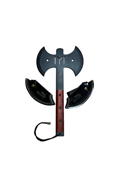 MR-BBQ Gama Steel Kamp Baltası (Deri Kılıflı) 3 Model