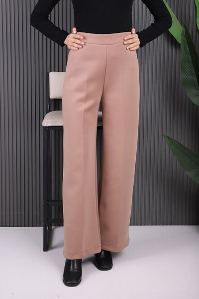 İmajButik Παντελόνι κατάδυσης με φαρδύ πόδι Mink