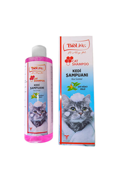 Biolive Çay Ağacı Özlü Kedi Şampuanı 200ml