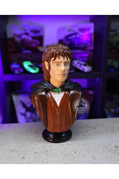 ATÖLYE3D Yüzüklerin Efendisi Frodo Baggins Büst Figür