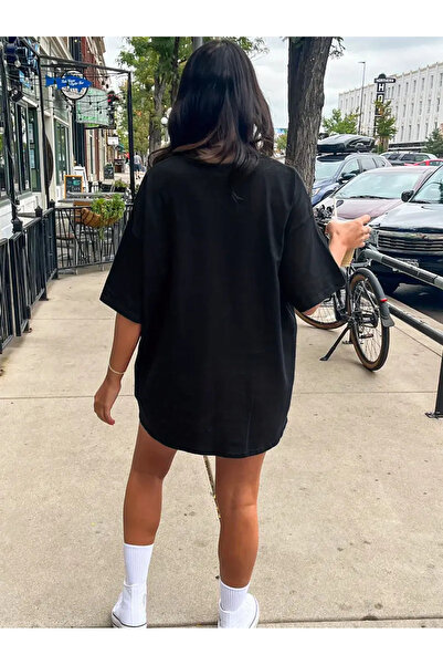 HOFFNUNG Plus Size Women's Short Sleeve Crew Neck T-Shirt Dress Nightgown