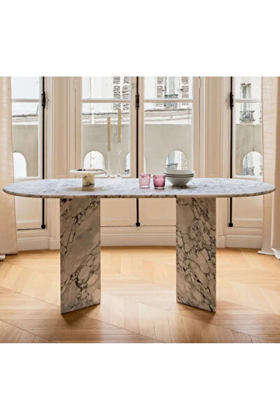 MIARIK DESIGN Menvayk- Menekşe Mermer Yemek Masası