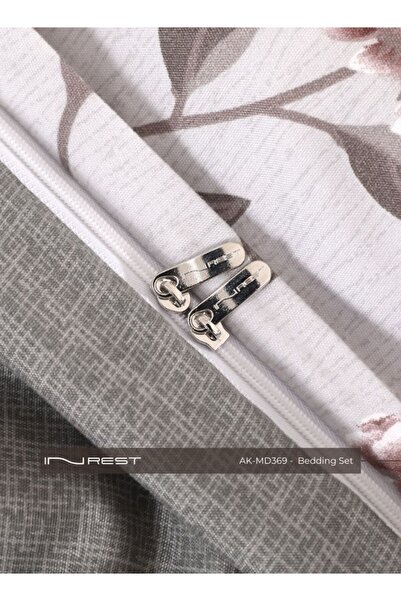 INREST Leni Single Duvet Cover Set (Without Filling) Microfiber 100% Single Size 160x230 cm - 2 Pcs