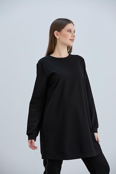 Işşıl IŞIL 4538-Lycra Σετ φόρμας εγκυμοσύνης με χτενισμένη βαμβακερή ρίγα δύο κλωστών