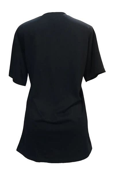Pink Sky Rochie tricou cu mânecă scurtă pentru femei de mărime mare, cu decolteu, cămașă de noapte