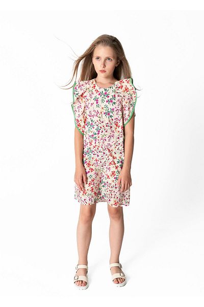 Lia Lea Bg Store Girl Beige Dress