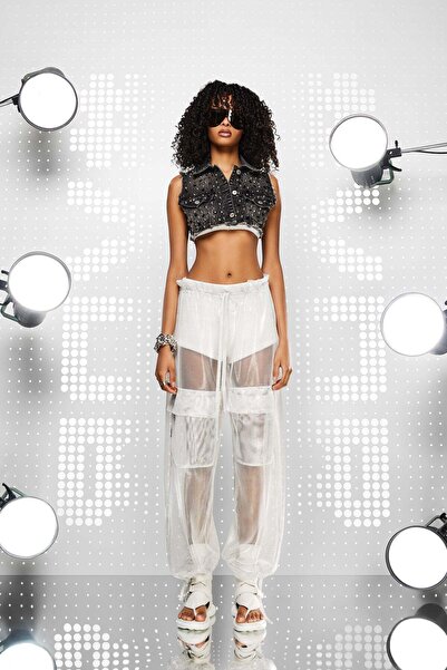 VDR Kadin Gümüş Pantolon 15437